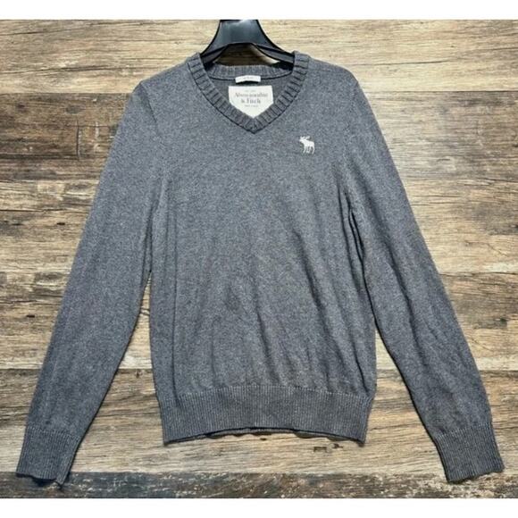 Vintage 90s Abercrombie & Fitch Cashmere Blend V-Neck Sweater – Men’s XXL - Picture 1 of 7